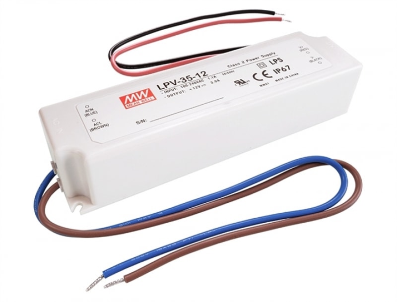 Meanwell waterproof AC power supply