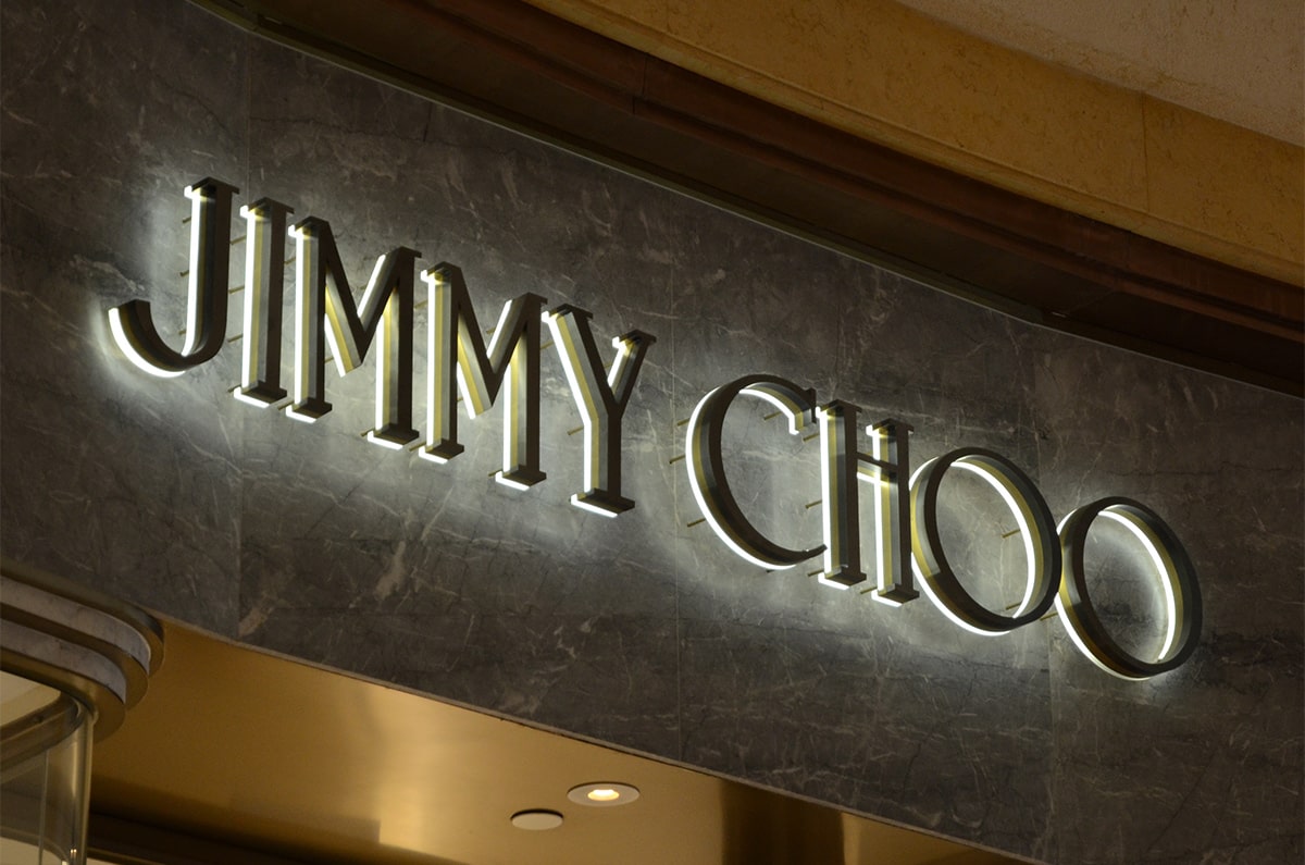 Luxury model LED backlit channel letters signs