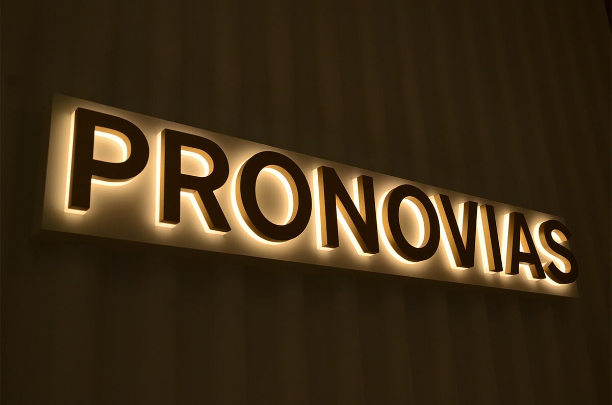 Lighted business signs deals