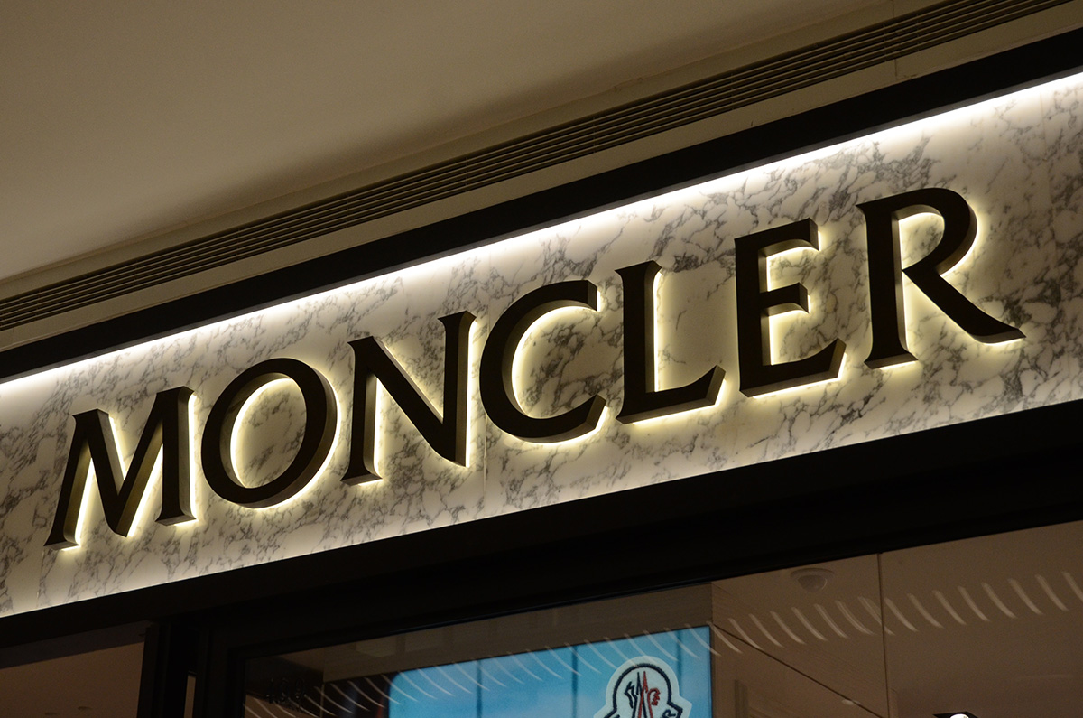 Custom backlit metal signs in stainless steel or aluminum