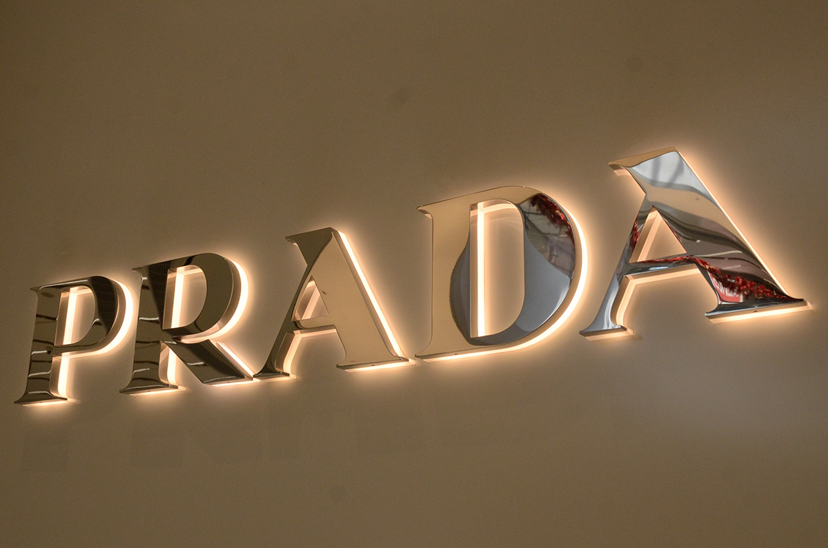 Backlit office signs