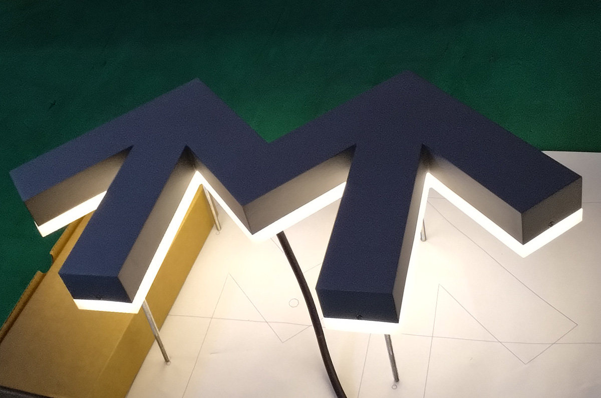 Backlit signs for cannabis dispensaries